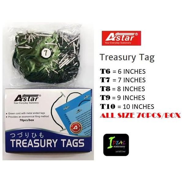 ASTAR TREASURY TAGS T8 70PCS/BOX