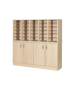 18 and 30 Space Pigeonhole with Cupboard Wide