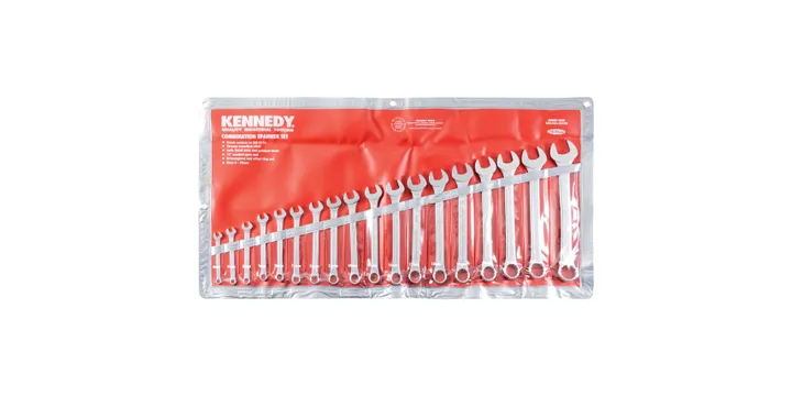6-24mm CV COMBINATION SPANNER SET18PC
