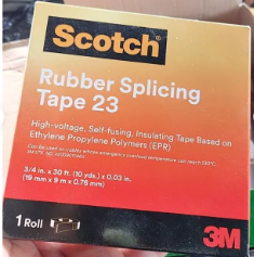 3M Scotch High Tension Rubber Splicing Tape 23