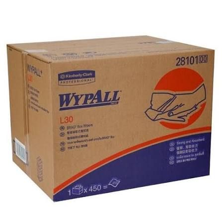WYPALL® L30 Pop-Up Wiper (28101) - White, 450s/Box