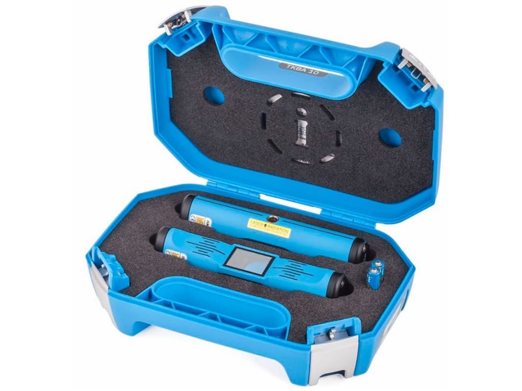 SKF TKBA 10 Belt Alignment Tool - Laser Class 2, ±0.5 mm/m Accuracy, 169 x 51 x 37mm
