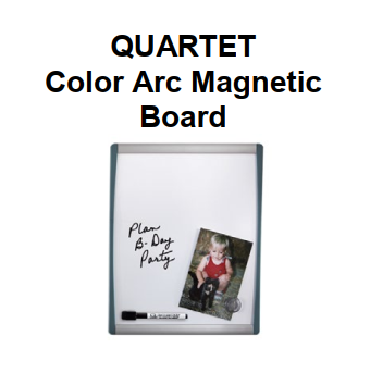 Genuine Malaysia Quartet Warranty - QUARTET Color Arc Magnetic Board 79230