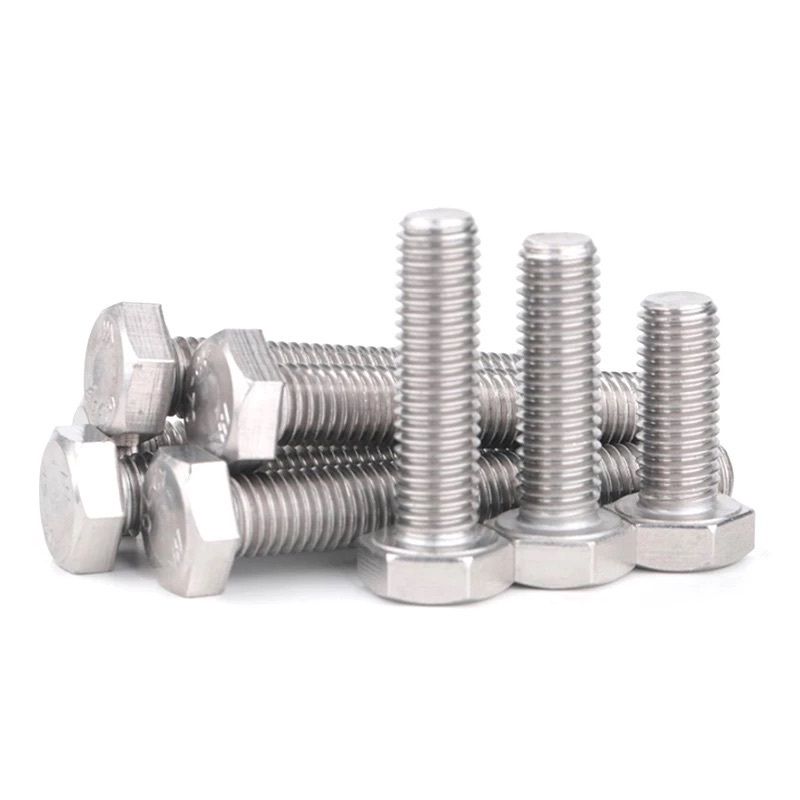 M4 Hex Bolt 304 Stainless Steel DIN933 Screw Skru Spanner Hexagon