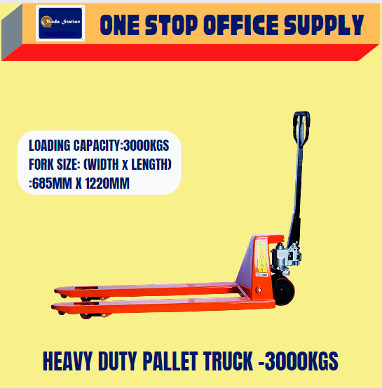 OK HEAVY DUTY PALLET TRUCK -3000KGS / TROLLEY / HAND TRUCK / 3000KGS