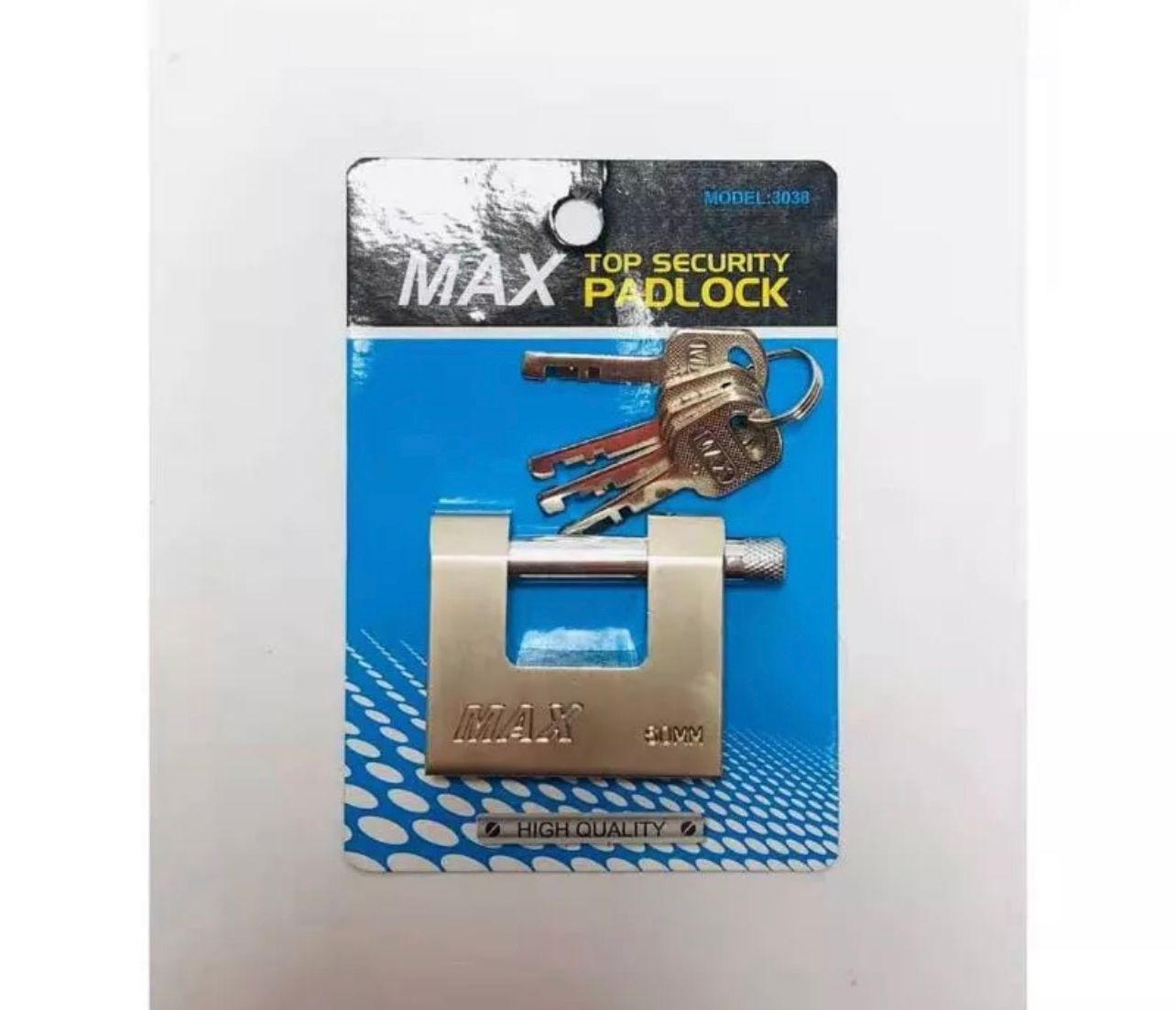 Max PAD LOCK MAX Top Securities Padlock PILLAR SQUARE