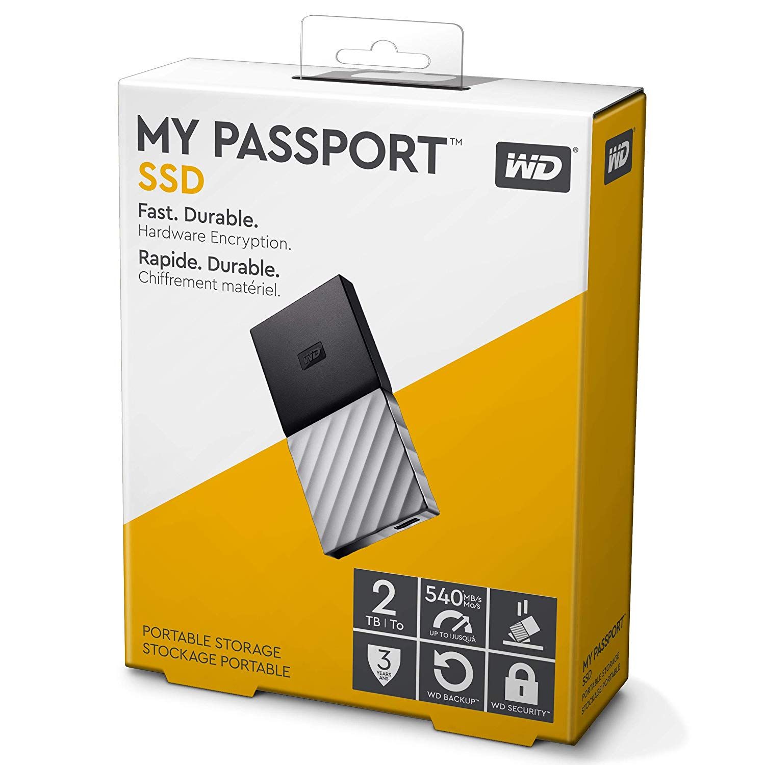 Western Digital WD My Passport External Portable SSD 2TB