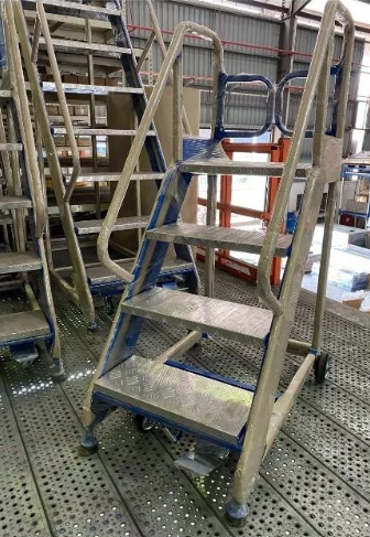 Prestar MHE Stocky Mobile Ladder Trolley 2 Step