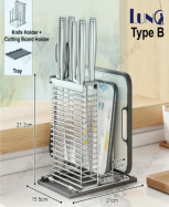Knife Holder With Water Tray