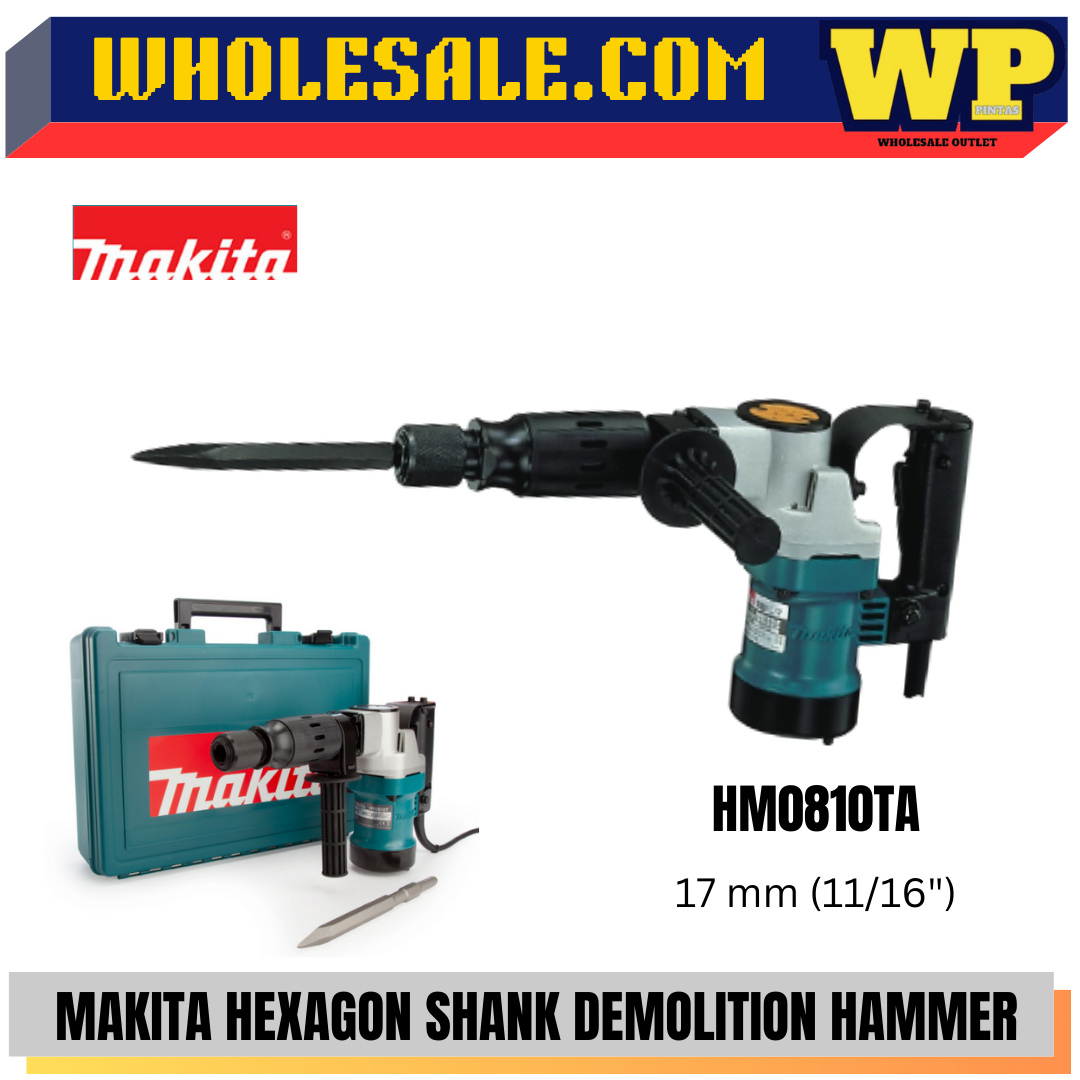 MAKITA DEMOLITION HAMMER HM0810TA 17MM