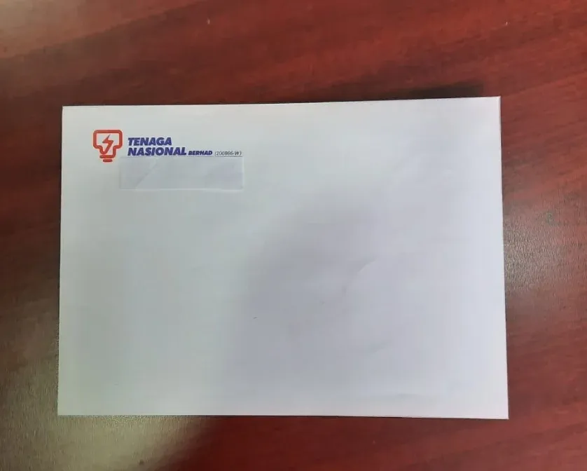Sampul Putih Peel & Seal A4 Dengan Logo TNB (2,000 keping)