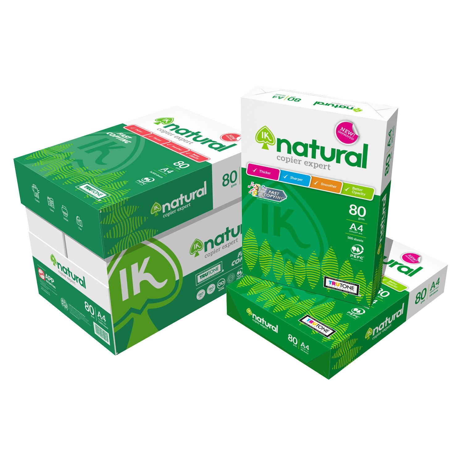 IK Natural 80gsm A4 Paper (500's / Ream)