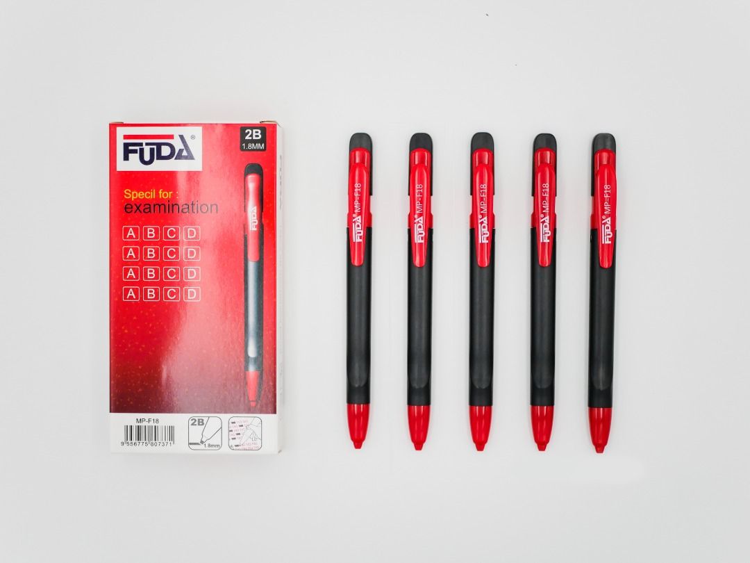 FUDA 2B MECHANICAL PENCIL MP-F18 1.8MM 12PCS