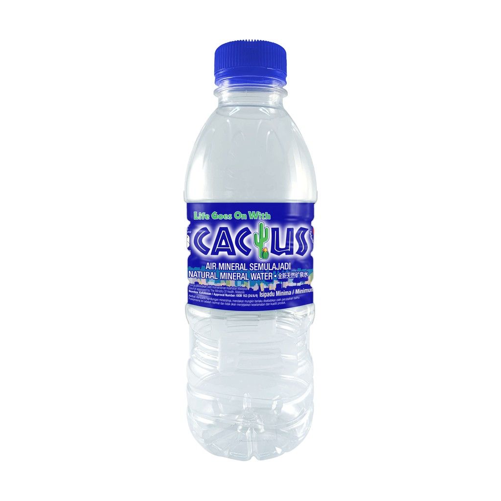 Cactus Natural Mineral Water carton 48 x 350ml