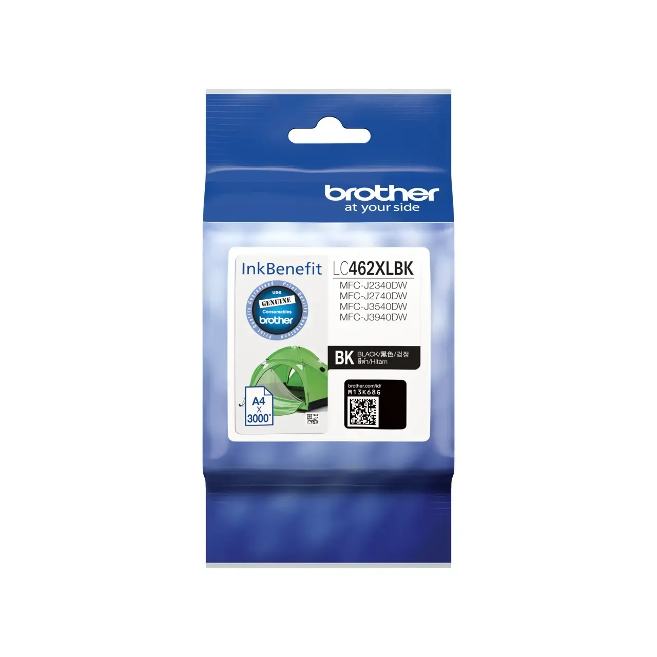 BROTHER LC462XLBK BLACK INK CARTRIDGE
