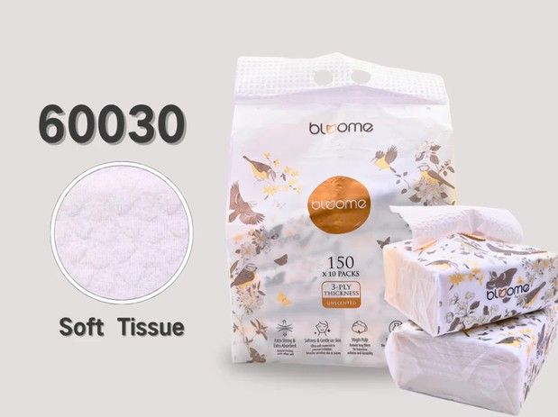 Bloome Premium Multipurpose Tissue Soft Tissue / Kitchen Tissue 60005 60030 10pk 150's SL-60005-KK