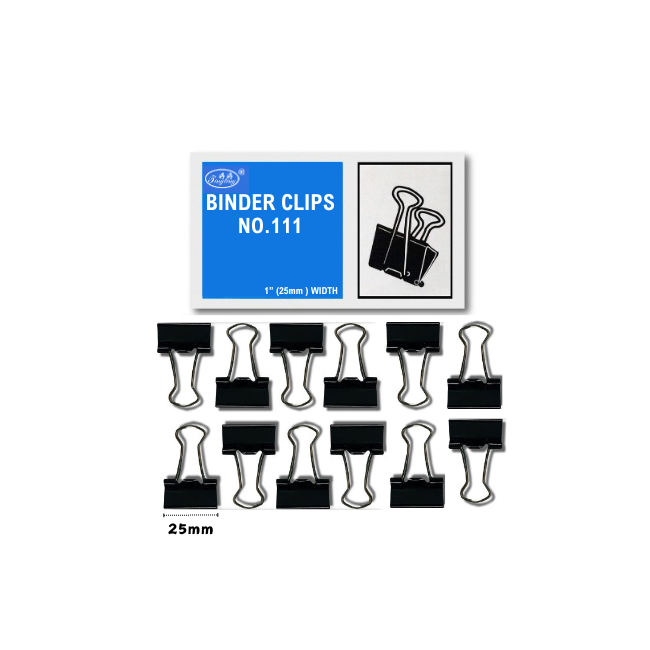 QP D/Side Clip 1 25mm No.111/DL0004 12's