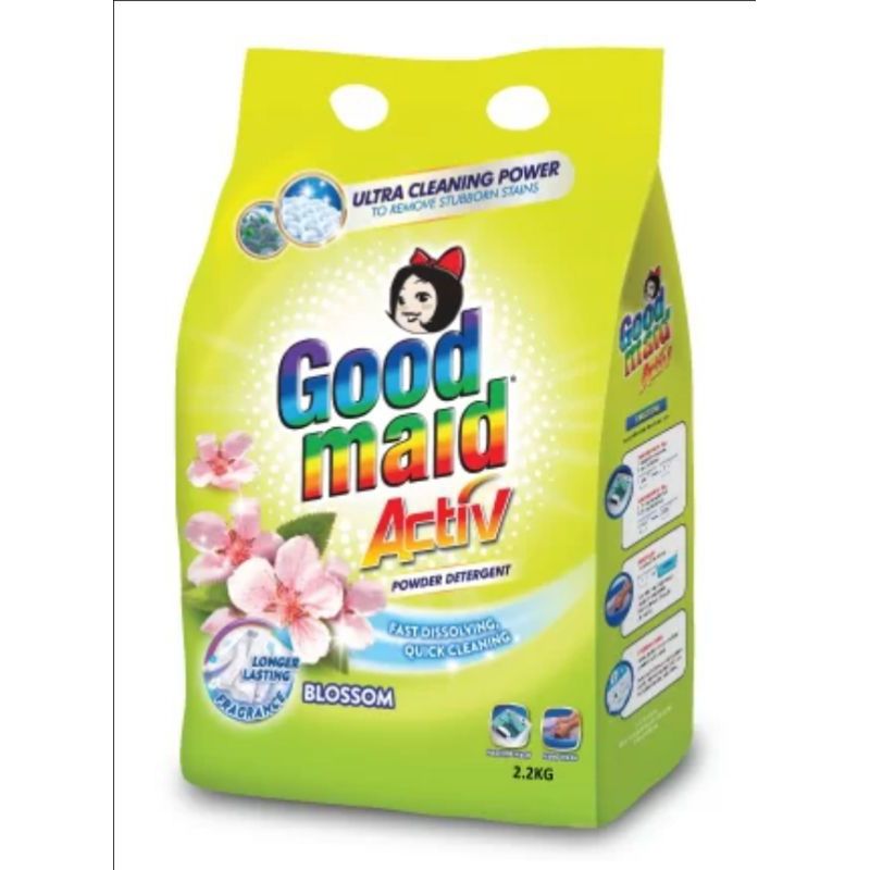 GOODMAID ACTIV Powder Detergent 2.2kg - Blossom