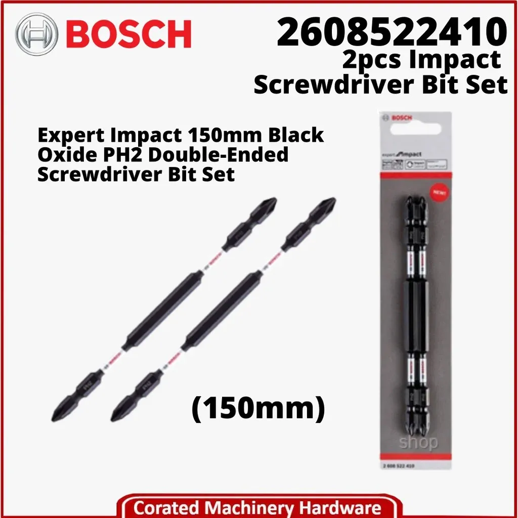 Bosch Impact Screwdriver Bit Set 150mm