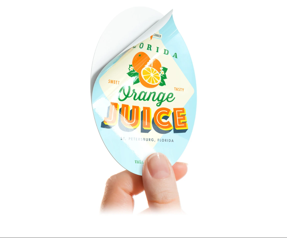 Custom Size Sticker Printing (12x20cm)