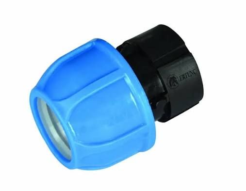 25MMX1/2" FEMALE ADAPTOR   COLOR: Pewter Blue