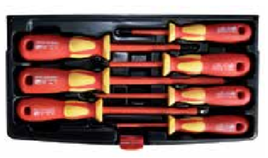 Temo 7Pc VDE Insulated Screwdriver Set - Type II