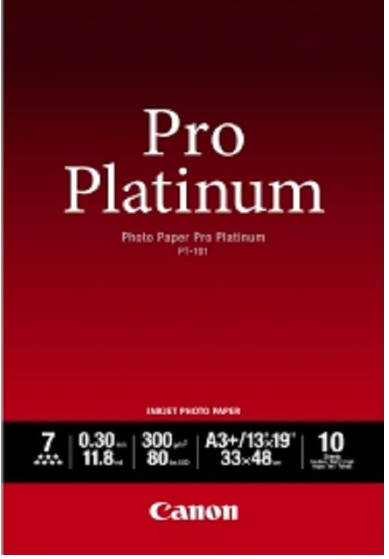 CANON Photo Paper Pro Platinum (300g/m2) PT-101 A3+ (10 sheets)