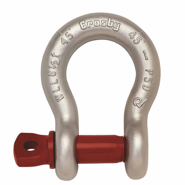 Bow Shackle Screw Pin G209 2 Ton - 8.5 Ton