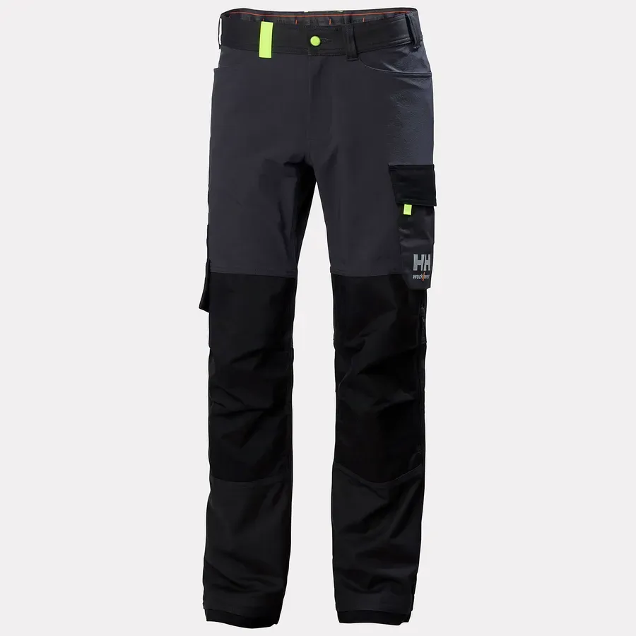 Helly Hansen Workwear Pant Oxford 4X cnct stretch, brown/black size C50(36 inch)