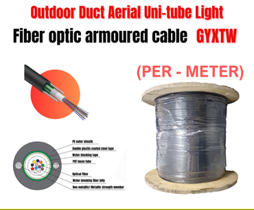 GYXTW OUTDOOR DUCT AERIAL UNI-TUBE LIGHT – ARMORED CABLE OFC301 (PER METER)