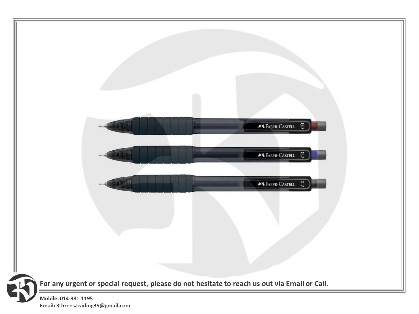 Faber-Castell Fast Gel Z Gel Pen 10pcs/box