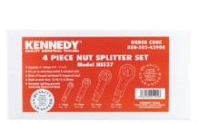 KENNEDY KEN5034290K 9-27mm STEEL NUT SPLITTERS (4PCS/SET)(GOODS COME IN LOOSE WITHOUT BOX)