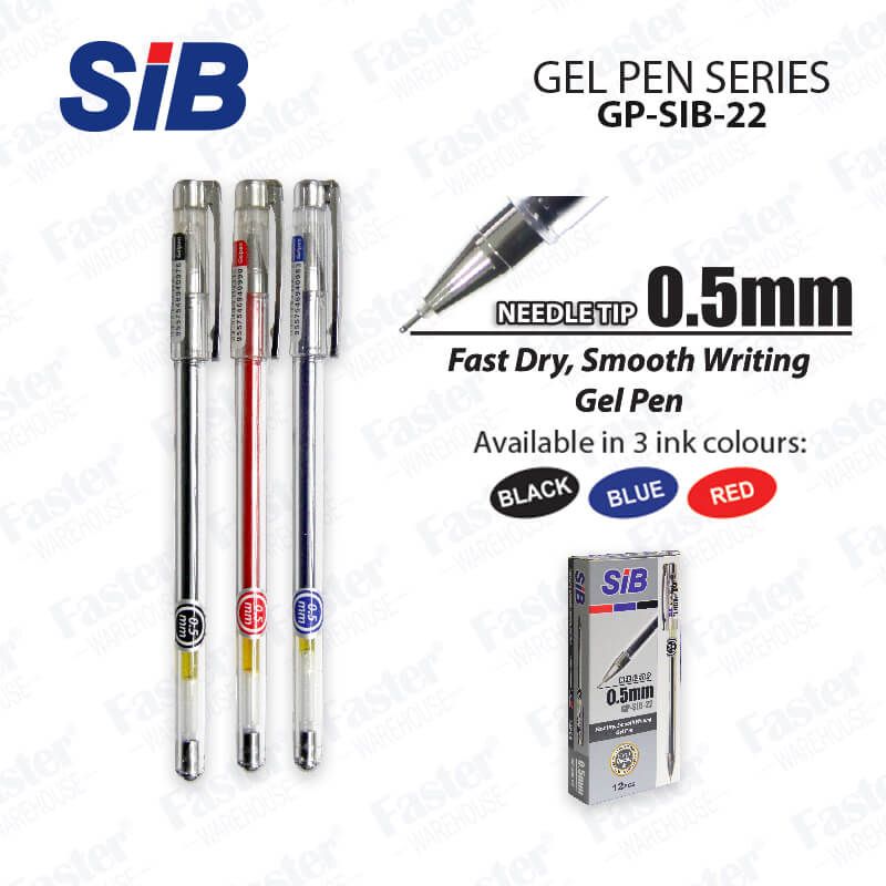 SIB NEEDLE TIP 0.5MM GP-SIB-22 BLACK (12PCS/BOX)