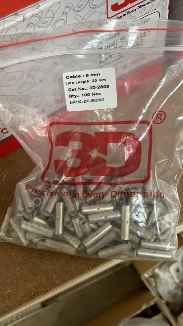 3D CABLE LINK 6MM X 100PCS
