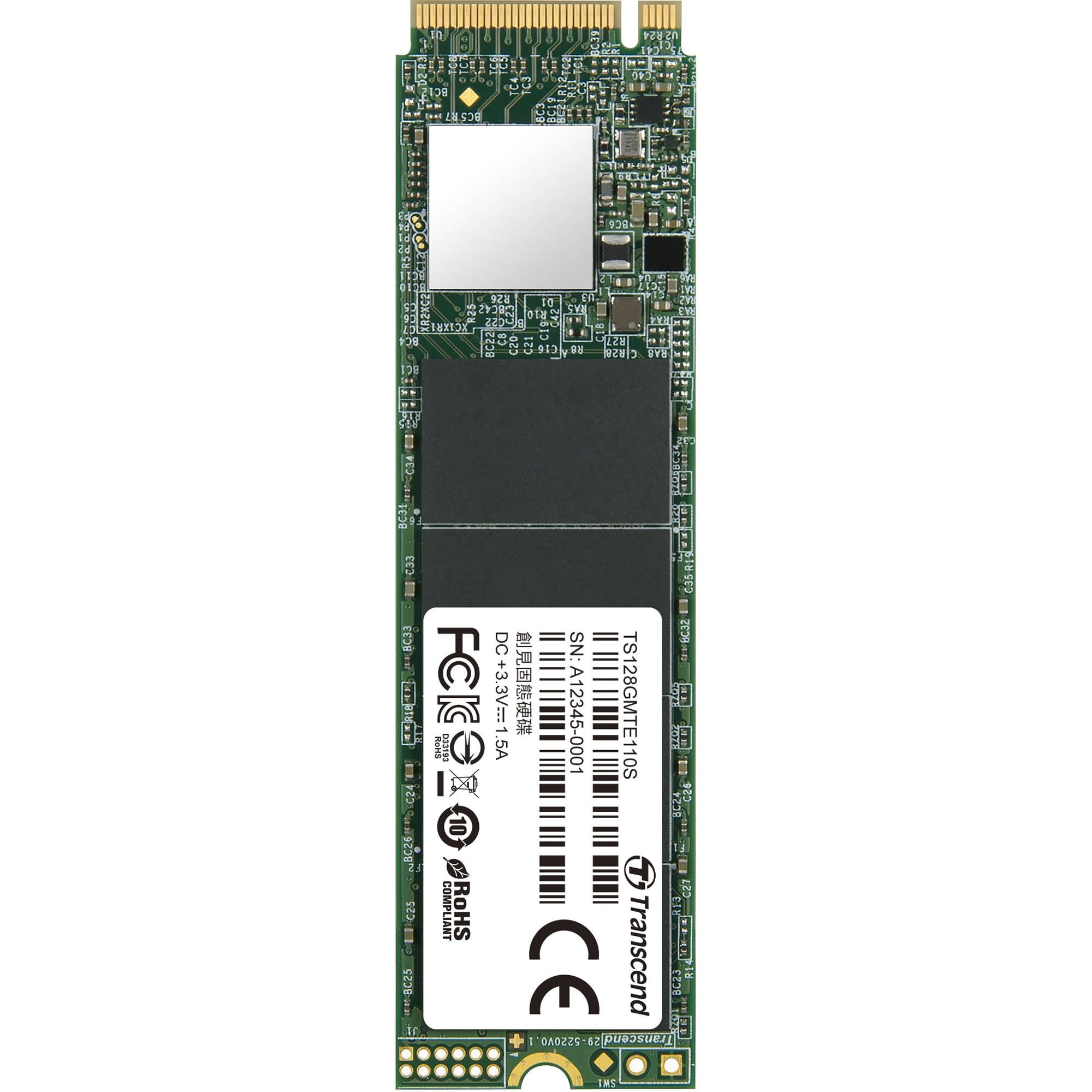 Genuine Malaysia Transcend Warranty - TRANSCEND MTE110 M.2 PCIE NVME GEN (G3X4) 258GB SSD