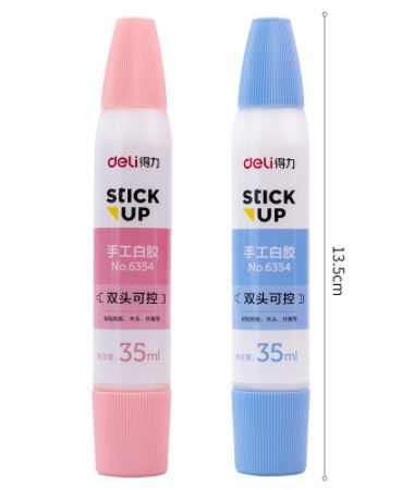 Deli Twin Head PVA Glue 35ml 6354