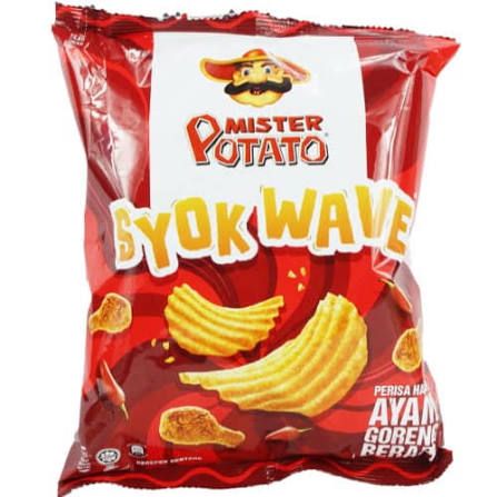MR.SYOK WAVE SNACK 65G/PKT