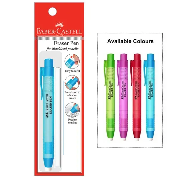 Faber-Castell Eraser Pen Holder C/W Free Refill