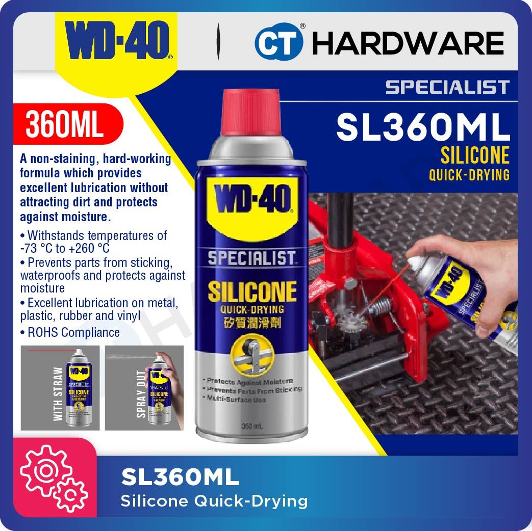 WD-40 SPECIALIST庐 SL360ML High Performance Silicone Lubricant 360ml