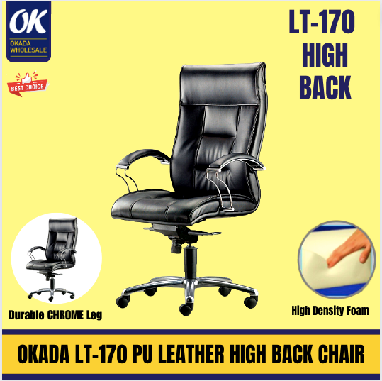 LT-170 EXECUTIVE ERGONOMIC CHAIR -PU LEATHER / LT-172 / LT-173 / OFFICE CHAIR / ERGONOMIC CHAIR