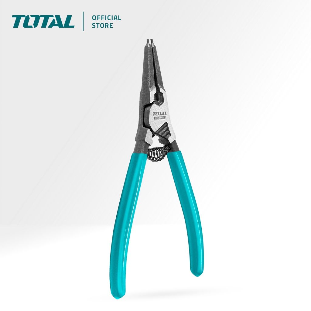 TOTAL EXTERNAL CIRCLIP PLIERS STRAIGHT 180° TO INSTALL OR REMOVE CIRCLIPS ON SHAFTS & INSIDE BORES (7") THTJ21801