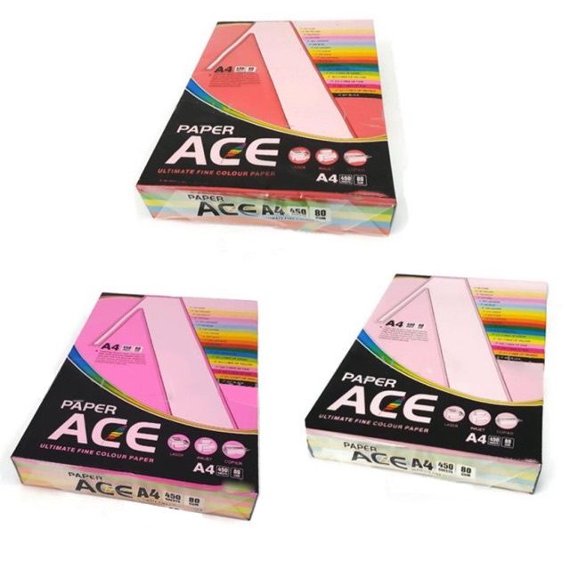 A4 Mix Colour Paper 80GSM, 450 Sheets (5 colours)