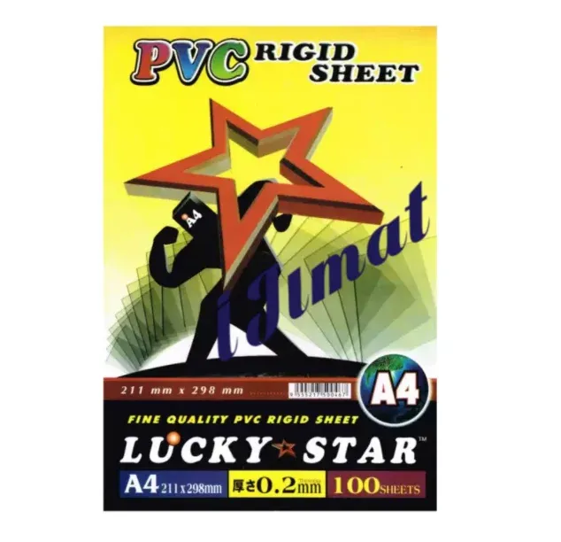 LUCKY STAR PVC TRANSPARENT PLASTIC COVER