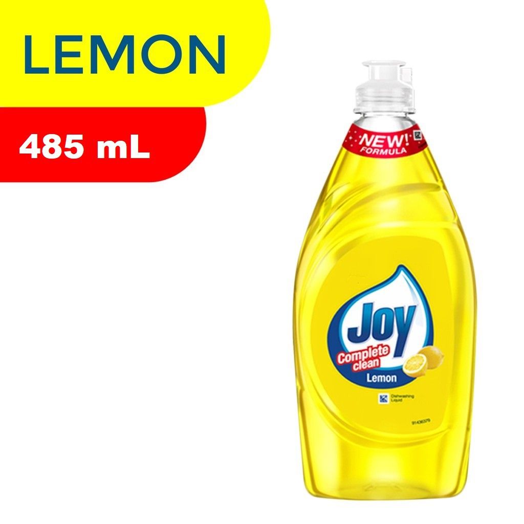 Joy Concentrated Kitchen Dishwashing Liquid Bottle Lemon (485ml)