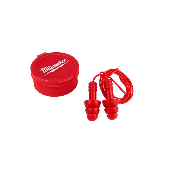 Milwaukee Reusable Corded Earplugs (3 pairs per pack) 48-73-3151
