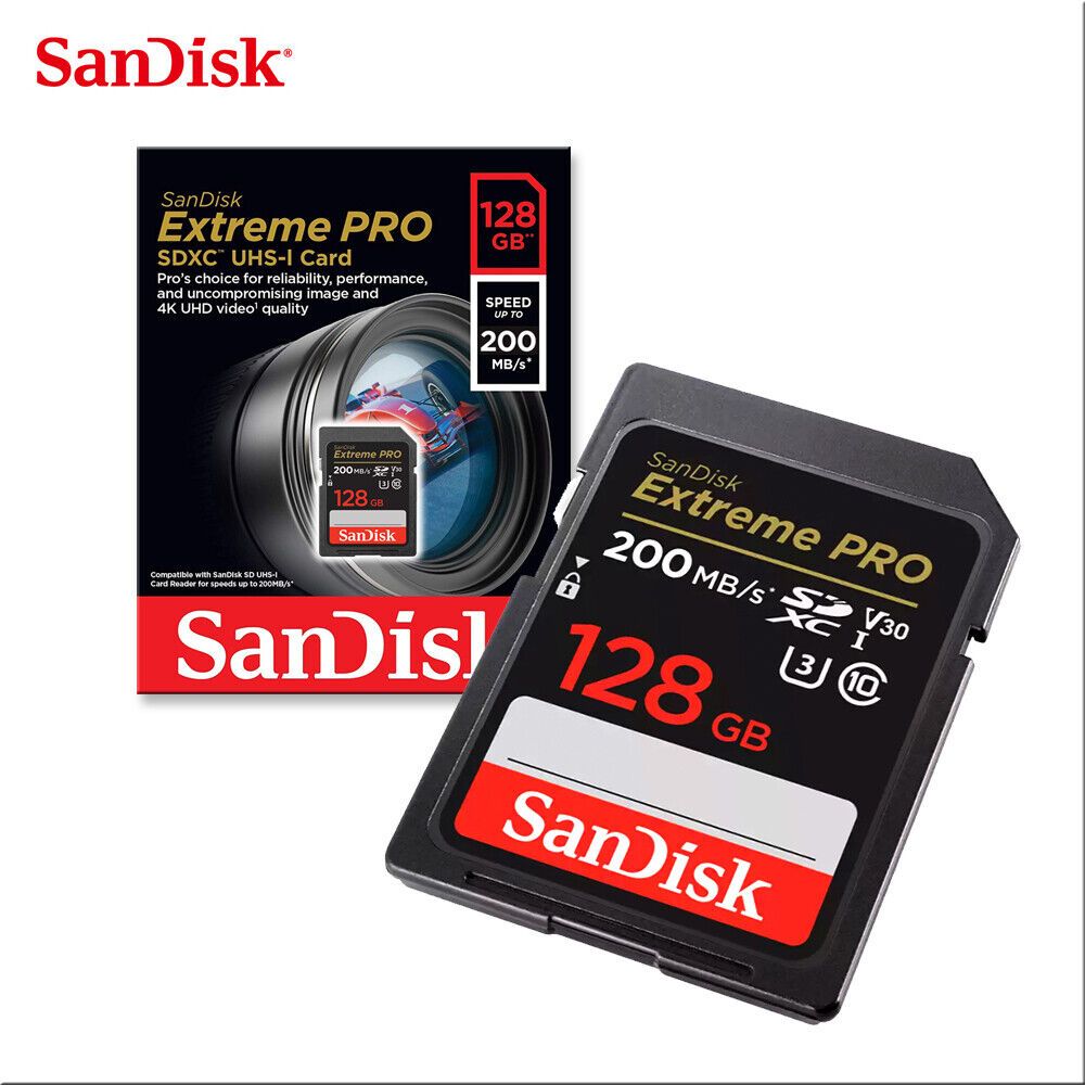 SanDisk 128GB Extreme PRO SDXC C10