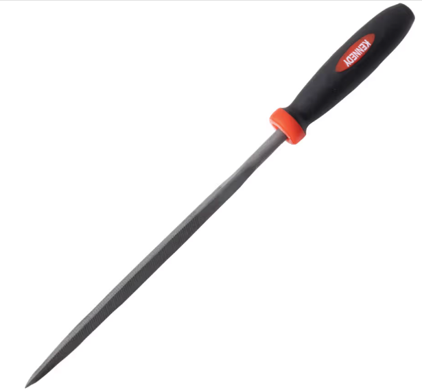 14cm (5.1/2") THREE SQUARE CUT 0NEEDLE FILE