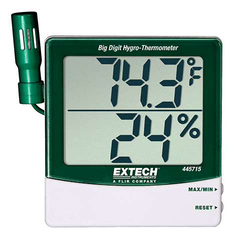 EXTECH 445815 HUMIDITY METER,BIG DIGIT