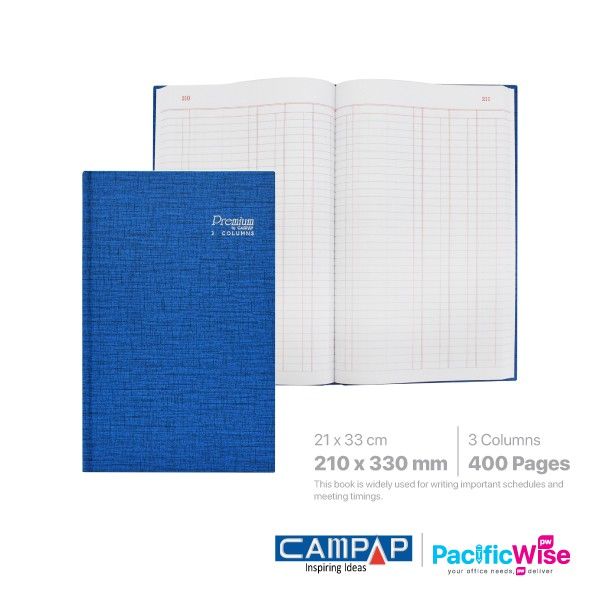 Hard Cover Book Foolscap 400 pg 3 Coloumn