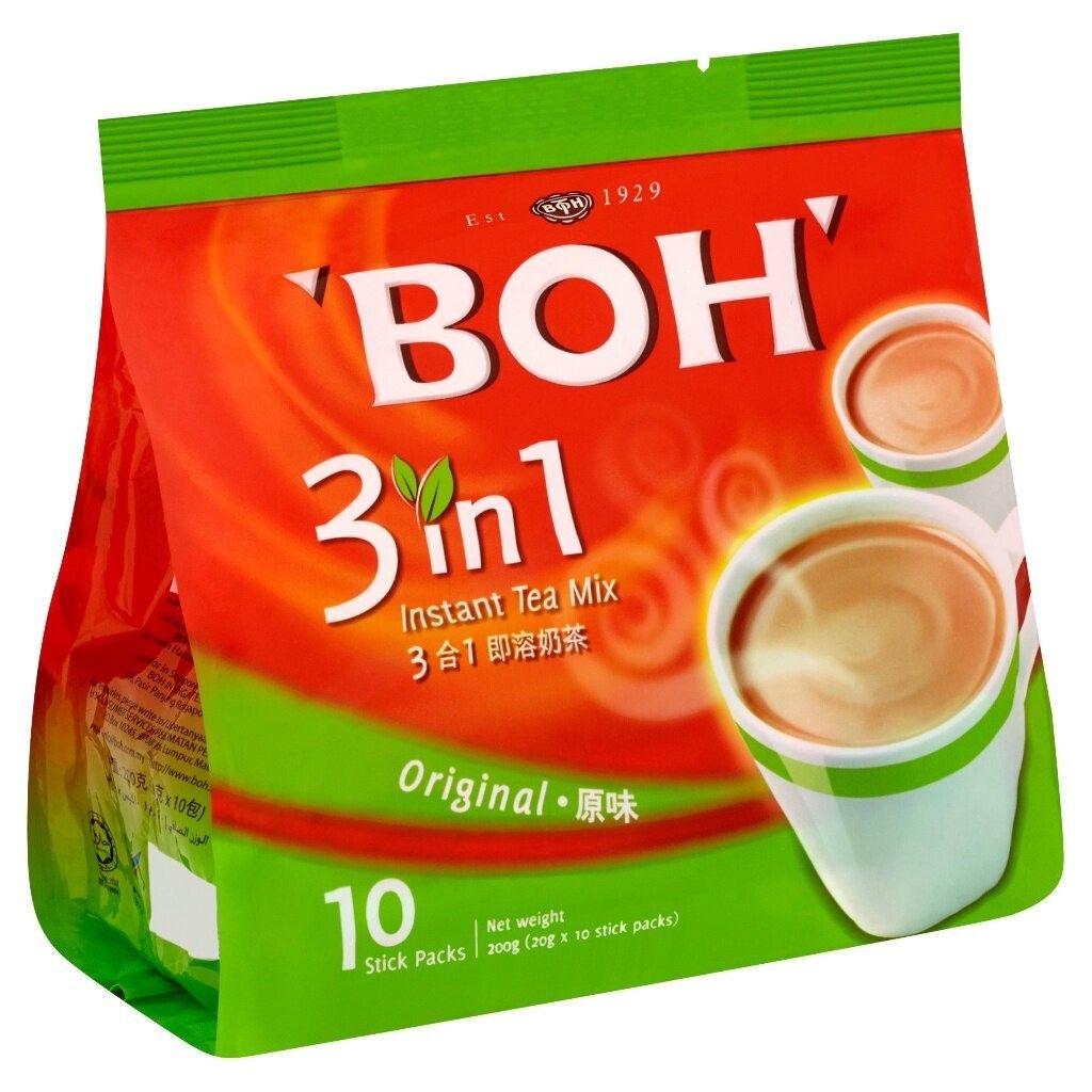 BOH 3 IN 1 INSTANT TEA MIX ORIGINAL 10'S X 20G